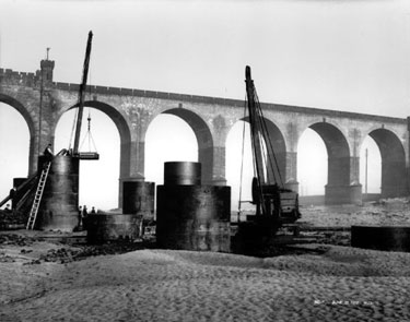 Transporter Bridge: Early Days of Construction