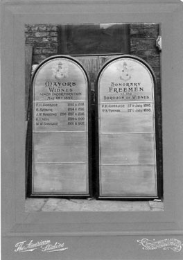 Widnes: Mayors and Honorary Freemen of Widnes