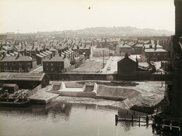 View from Widnes Runcorn railway bridge