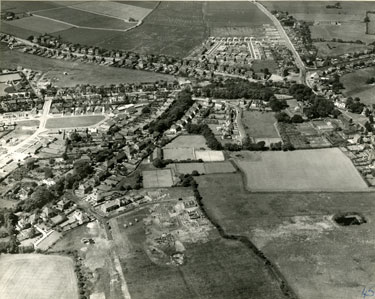 Aerial view of Birchfield Road, Upton Lane