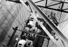 Transporter Bridge, car in mid crossing, 21st May 1938