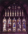 The Lewis Carroll window, All Saints Church, Daresbury.