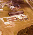 Aerial view of Preston Brook