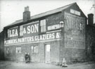 Lea and Sons. Plumbers, Painters, Glaziers.